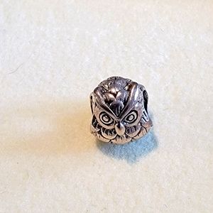 Pandora 925 sterling silver owl charm. Retired. Great condition.